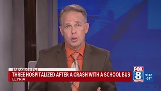 4 injured in Elyria school bus crash