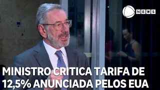 Minister criticizes 12.5% tariff announced by the US