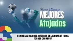 Revive las mejores atajadas de la Jornada 13 del torneo local
