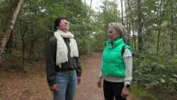 Dwars Door Limburg: Ingrid wandelt met Marjel