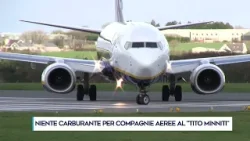 NIENTE CARBURANTE PER COMPAGNIE AEREE AL ''TITO MINNITI''