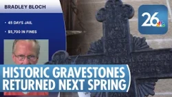 Man Sentenced for Theft of Century-Old Cemetery Markers in Wisconsin