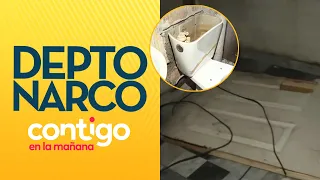 EXCLUSIVE: Our morning show revealed the inside of a narco apartment in Lo Espejo - Contigo en la...