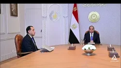 الرئيس السيسى يجتمع مع رئيس الوزراء ووزير الطيران المدنى