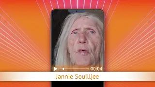 TV Oranje app video message - Jannie Souilljee