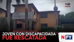 Joven con discapacidad rescatada