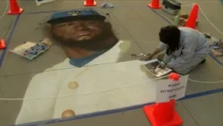 MKE artist turns Brewers fever into sidewalk chalk masterpiece