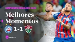 GOLAÇO DE JOHN KENNEDY E FALHA DA DEFESA! BAHIA 1X1 FLUMINENSE - MELHORES MOMENTOS - BRASILEIRÃO