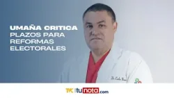 Umaña: ''No me gusta que hasta en octubre se pretenda someter al pleno las reformas electorales''