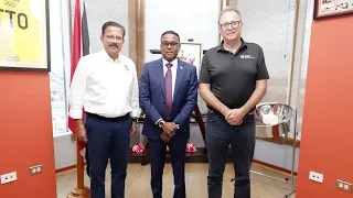 Sport Minister Meets With TKR And CPL Executives To Advance Cricket Partnership