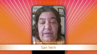 TV Oranje app video message - San Verh