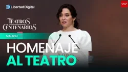 Ayuso rinde homenaje a los 21 teatros centenarios de Madrid Ayuso rinde homenaje a los 21 teatros centenarios de Madrid
