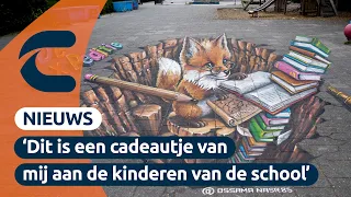 Ossama Nasr gives an artistic gift to De Expeditie primary school in Arnhem | Connect