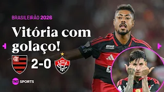 PULGAR ANOTA GOLAÇO DE LONGE, BRUNO HENRIQUE CRAVA E MENGÃO VENCE! FLAMENGO 2X0 VITÓRIA