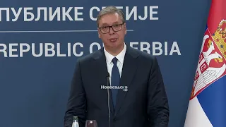 Vučić i Zelenski u palati Srbije
