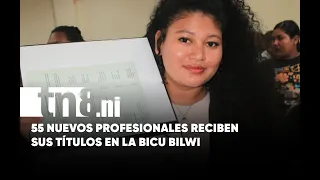 55 new professionals receive their degrees at BICU Bilwi