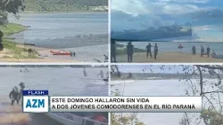 ESTE DOMINGO HALLARON SIN VIDA A DOS JÓVENES COMODORENSES EN EL RÍO PARANÁ