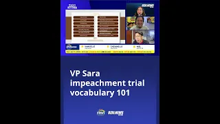 VP Sara impeachment trial vocabulary 101