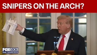 Trump wants snipers & drones on top of planned Washington arch