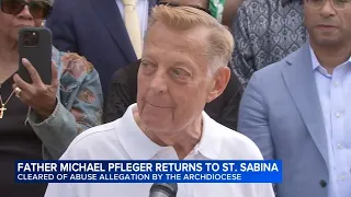 Father Michael Pfleger returns to St. Sabina after Archdiocese finds accusations unfounded