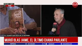 Blas Jaime, the last Chaná speaker, has died