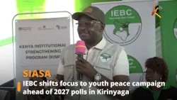 IEBC shifts focus to youth peace campaign ahead of 2027 polls in Kirinyaga IEBC shifts focus to youth peace campaign ahead of 2027 polls in Kirinyaga