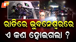 Tourist Bus Runs Over Bike at Bhubaneswar’s PMG Square, Rider Seriously Injured