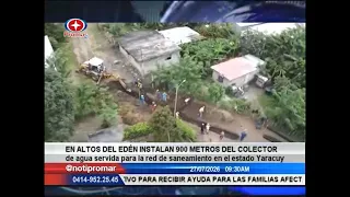 Altos del Edén installs 900 meters of sewage collector for the Yaracuy sanitation network