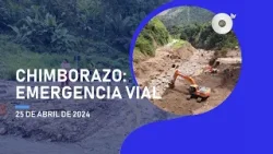 #NoticiasEcuador | Vía E 487 tramo Pallatanga - Cumandá permanecerá cerrada por trabajos  25/04/2024