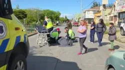 Grave accidente en Avenida España: Motociclista herido tras colisión con taxi
