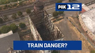 Centennial Mills fire: Union Pacific plans to resume freight service despite collapse risk