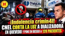 ¡Indolencia cr1min4l! CNEL corta la luz a dializadora en Quevedo y pone en riesgo a 120 pacientes