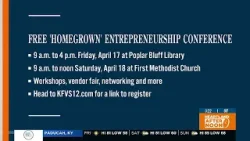 Free, two-day entrepreneurship conference coming to Poplar Bluff in April Free, two-day entrepreneurship conference coming to Poplar Bluff in April