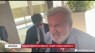SEPTEMBER 24, 2026 - POLITICS: EMILIANO PRESENTS “L’ALBA DI SAN NICOLA” AT THE FIERA DEL LEVANTE