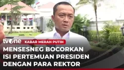 Presiden Prabowo Berdiskusi Dengan 1.200 Rektor-Guru Bahas Kualitas Pendidikan | Kabar Merah Putih
