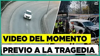 Conductor asegura que se desmayó: Video muestra el momento previo al atropello múltiple