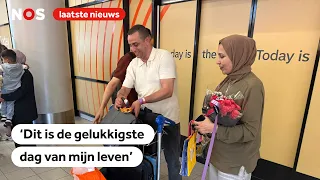 Palestinians from Gaza finally arrive at Schiphol