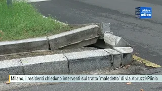 Milan, the 'cursed' stretch of Viale Abruzzi: residents demand action from the City Council