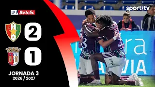 Resumo: Estrela Amadora 2-1 Braga - Liga Portugal Betclic | sport tv