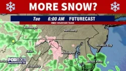 DC weather: Early week snow and ice threat