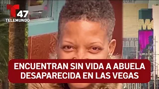 Missing grandmother found dead in Las Vegas