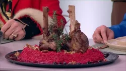 لحمة موزات الغنم والريزوتو مع الشمندر (2026-02-03)