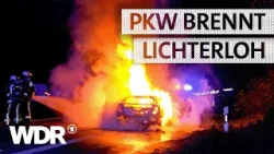 Vollbrand auf der Autobahn: Brennendes Auto sorgt für Vollsperrung | S07/E04 | Feuer & Flamme | WDR