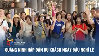 Quang Ninh Attracts Tourists on the First Day of the Holiday