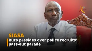 Ruto presides over police recruits’ pass-out parade in Embakasi
