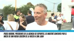 Vuelta a San Juan: El prólogo se corrió en el departamento de Santa Lucía