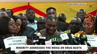 Minority Leader Speaks: Afenyo-Markin Addresses The Media On Drug Bursts