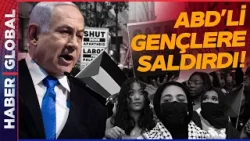 Netanyahu ABDli Gençleri Hedef Aldı! Sokağa Çıkan Gençler Böyle Hesap Sordu