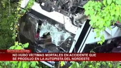 Vuelco de autobús deja 36 heridos en la Autopista del Nordeste Vuelco de autobús deja 36 heridos en la Autopista del Nordeste