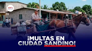 ¿Usa carretón en Ciudad Sandino  Podría pagar hasta C$1,500 de multa